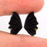Пара резных полихромных турмалинов Бабочка, общий вес 5.1 карат, размер 15.4х8.5мм (turm0286)