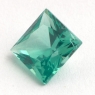 Зеленовато-голубой апатит отличной российской огранки формы квадрат, вес 1.24 карат, размер 6х6мм (apt0070)