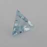 Аквамарин формы треугольник, вес 0.5 карат, размер 6.3х6.2мм (aqua0241)