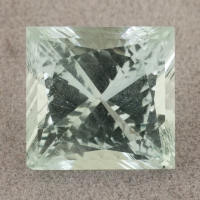 Бледно-зеленый берилл квадрат вес 8.35 кт, размер 13х12.5х8.4 мм (beryl0131)