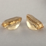 Пара золотистых бериллов гелиодоров формы овал, общий вес 4.09 карат, размер 9.5х7.3мм (beryl0253)