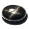 Звёздчатый диопсид (black star) кабошон овал вес 16.31 карат, размер 17.4х12.4мм (black0012)