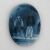 Камея на агате Спаниели, размер 40х30x3.2 мм (cameo0184)