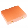 Кейс для камней с 24 коробочками 5х5см (розовый цвет)