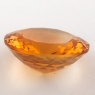 Оранжево-желтый цитрин круг, вес 12.49 карат, размер 17х16.8мм (citrin0142)