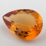Ярко-оранжевый цитрин формы груша, вес 12.06 карат, размер 20х14.6мм (citrin0154)