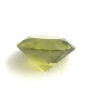 Желтовато-зелёный уральский демантоид круг, вес 0.6 карат, размер 5.2х5.2мм (dem0032)