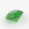 Ярко-зелёный уральский демантоид формы круг, вес 0,66 карат, размер 5,4х5,3мм (dem0042)