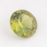 Жёлто-зелёный уральский демантоид формы круг, вес 0,51 карат, размер 5,3х5,3мм (dem0043)