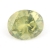 Жёлто-зелёный уральский демантоид формы овал, вес 0,65 карат, размер 6х5мм (dem0044)
