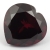 Гранат пироп-альмандин сердце, вес 31.98 карат, размер 19х18.8мм (garnet0038)