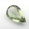 Зелёный кварц (зелёный аметист, празиолит) груша, вес 27.81 карат, размер 27.7х17мм (gquartz0059)