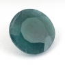 Тёмный сине-зелёный грандидьерит круг, вес 3.54 карат, размер 11.1х11мм (grand0015)