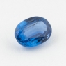 Синий кианит формы овал, вес 1.66 карат, размер 7.9х5.8мм (kyanite0076)