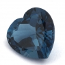 Топаз голубой «лондонского» оттенка сердце вес 15.3 карат, размер 15.9х15.8мм (london0096)