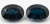 Пара голубых топазов лондонского оттенка отличной огранки формы овал, общий вес 45.41 карат, размер 20.1х15мм (london0104)