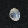 Огранённый лунный камень (беломорит) круг вес 0.6 карат, размер 5.2х5.15мм (moon0074)