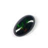 Чёрный эфиопский опал овал вес 0.59 карат, размер 8.5х5.3мм (opal0287)