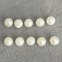 Белый пресноводный жемчуг круглый, диаметр 3.2-3.3 мм (pearl0006)
