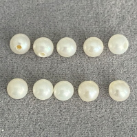 Белый пресноводный жемчуг круглый, диаметр 3.4-3.5 мм (pearl0007)