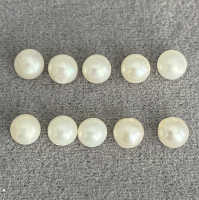 Белый пресноводный жемчуг круглый, диаметр 3.6-3.8 мм (pearl0008)