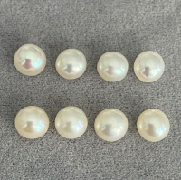 Белый пресноводный жемчуг круглый, диаметр 4.4-4.6 мм (pearl0011)