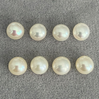 Белый пресноводный жемчуг круглый, диаметр 5.2-5.3 мм (pearl0014)