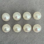 Белый пресноводный жемчуг круглый, диаметр 6.2-6.3 мм (pearl0018)