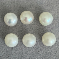 Белый пресноводный жемчуг круглый, диаметр 7.2-7.3 мм (pearl0020)