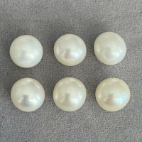Белый пресноводный жемчуг круглый, диаметр 9.7-9.8 мм (pearl0029)