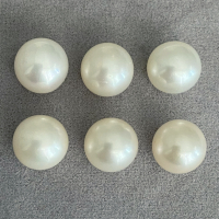 Белый пресноводный жемчуг круглый, диаметр 10.4-10.6 мм (pearl0032)