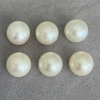 Белый пресноводный жемчуг круглый, диаметр 10.7-10.8 мм (pearl0033)
