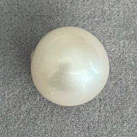 Белый пресноводный жемчуг круглый, диаметр 12.2-12.3 мм (pearl0037)