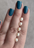 Белый пресноводный жемчуг формы груша-овал, размер 6.5х5.5 мм (pearl0102)