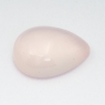 Розовый кварц кабошон груша средний вес 8.68 карат, размер 16х12мм (pquartz0066)