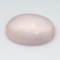Розовый кварц кабошон овал средний вес 10.12 карат, размер 18х13мм (pquartz0069)