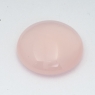 Розовый кварц кабошон круг средний вес 9.75 карат, размер 15х15мм (pquartz0070)
