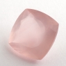 Розовый кварц антик, вес 12.49 карат, размер 15.1х15.1мм (pquartz0083)
