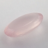 Розовый кварц овал, вес 55.1 карат, размер 33.8х22.4мм (pquartz0085)