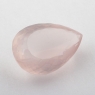 Розовый кварц груша, вес 30.75 карат, размер 25.3х17.5мм (pquartz0088)