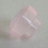 Розовый кварц российской огранки формы гриб, вес 6.23 карат, размер 10.2х10.2мм (pquartz0091)