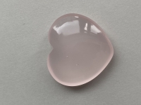Розовый кварц кабошон сердце, вес 48.4 карат (pquartz0092)