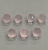Набор шаров из розового кварца, общий вес 51.32 кт, размеры 10х10 мм (sale0189)