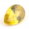 Золотистый сфен груша вес 0.91 карат, размер 7.5х5.4мм (sphene0041)