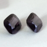 Пара тёмно-пурпурных шпинелей формы антик, общий вес 7.52 карат, размер 9.6х8.8мм (spinel0272)