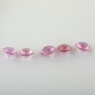 Набор розовых шпинелей формы круг, общий вес 2.24 карат, размер 5х5мм (spinel0280)