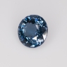 Серо-синяя шпинель круг, вес 1.35 карат, размер 6.4х6.4мм (spinel0368)