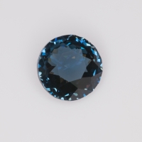 Темная серо-синяя шпинель круг, вес 1.05 карат, размер 6.2х6.2мм (spinel0369)