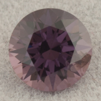 Пурпурная шпинель точной огранки формы круг, вес 1.1 кт, размер 6.3х6.3x4.2 мм (spinel0453)