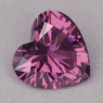 Пурпурно-розовая шпинель точной огранки формы сердце, вес 1.33 кт, размер 7.09х7.31x4.26 мм (spinel0551)